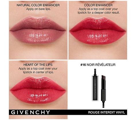 givenchy beauty rouge interdit lipstick|givenchy rouge interdit temptation black.